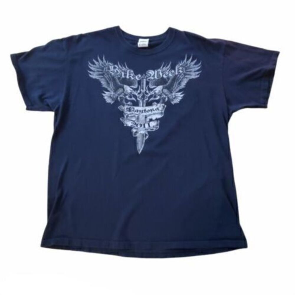 Daytona‎ Beach, Florida Bike Week 2011 Motorcycle Eagle Sword Men's XL / X-Large
